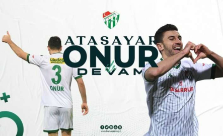 Bursaspor, Onur Atasayar’la yeniden anlaşmaya vardı