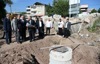 Ovaakça’da taşkın riski ortadan kalkıyor