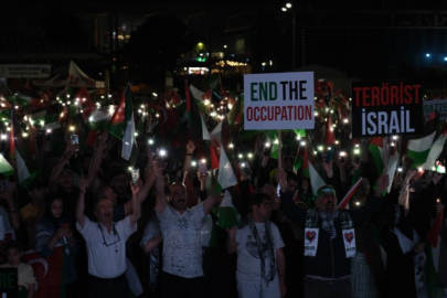 Binlerce Bursalı Filistin için bir araya geldi