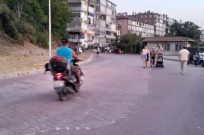 Mudanya sahilinde motosiklet işgali