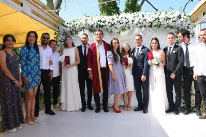 3 erkek kardeş, aynı gün nikah masasına oturdu