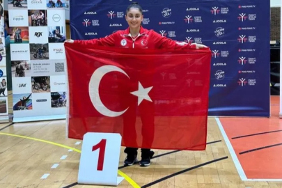 Özel sporcu Ebru Acer’den Altın Madalya!