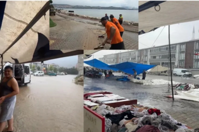 Gemlik sele teslim oldu, pazar göle döndü