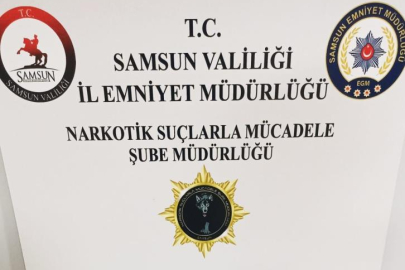 Samsun'da uyuşturucu ile yakalanan 4 kişi gözaltına alındı