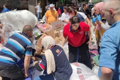 Bursa'da ölümden döndü! Gıda paletinin altında kaldı