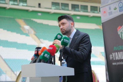 Bursaspor Başkanı Enes Çelik: “Bursaspor’un hakkını kimseye yedirmeyiz”