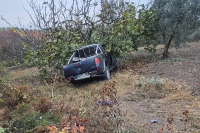 Bursa'da işçileri taşıyan kamyonet ağaca çarptı: 1 ölü, 7 yaralı