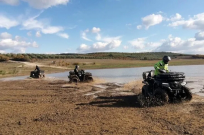 Mudanya'da atv tutkunlarının off road heyecanı