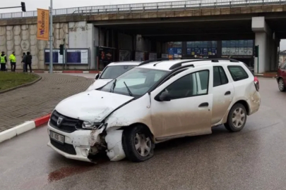 Bursa'da korkutan kaza: 2 yaralı